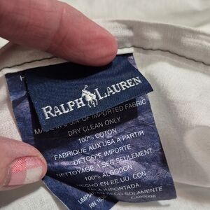 Ralph Lauren Blue Label Green Velvet Queen Bedskirt Dust Ruffel EUC